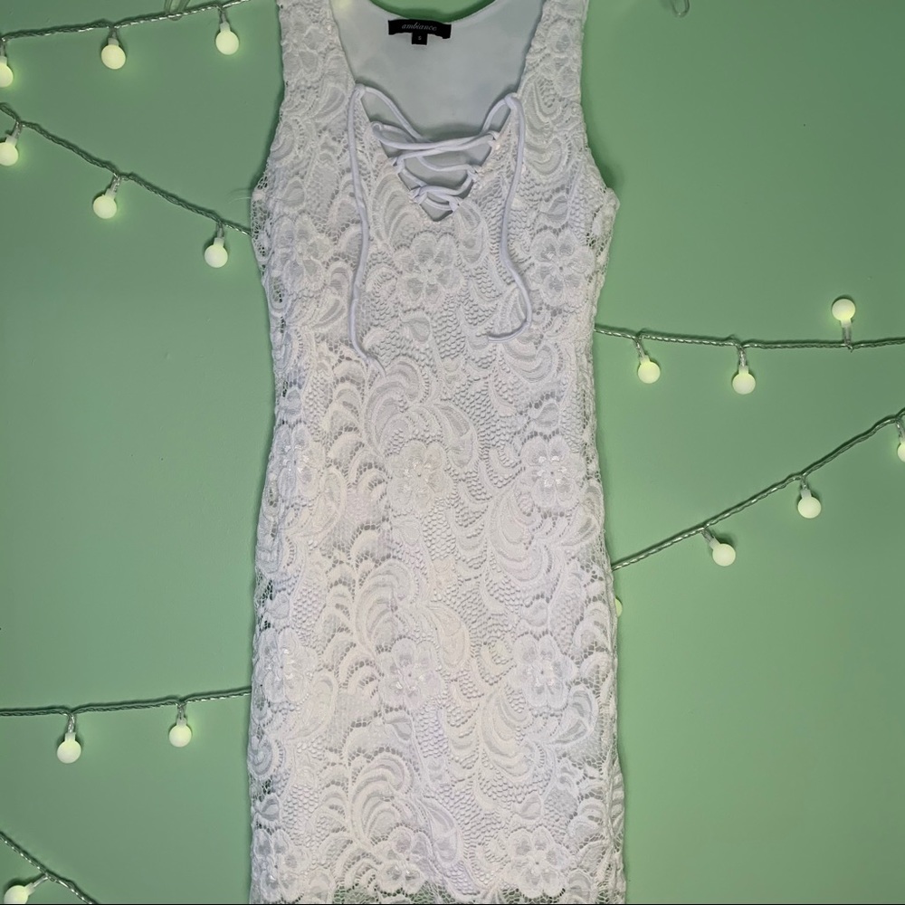 Charlotte Russe Bodycon White Dress